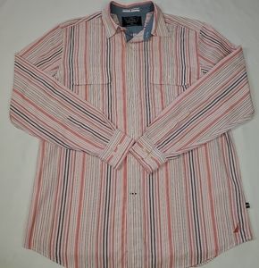 Nautica Men's Button Down Dress Shirt Size Medium